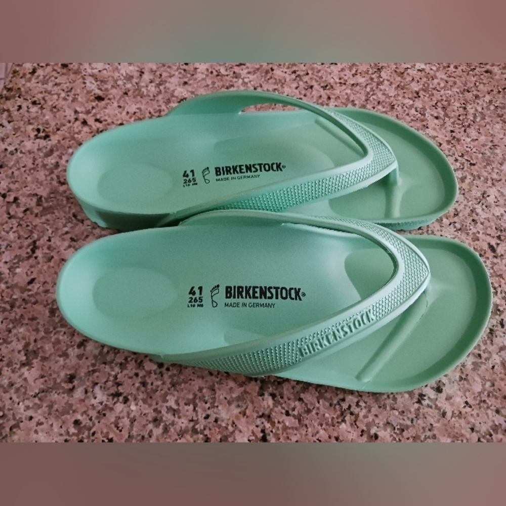 Birkenstock Women's Mint Green EVA Flip Flop Sandals